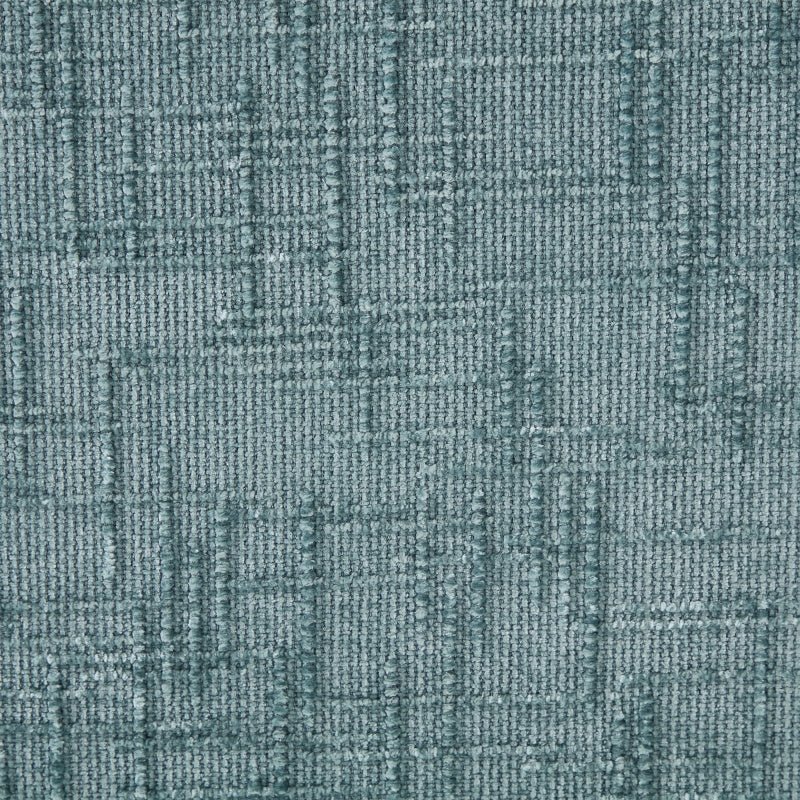 Mint Blue Chenille Interior Lazy Sofa Chaise Lounge Armchair with Three Pillows and Armrests-海智集-Default-