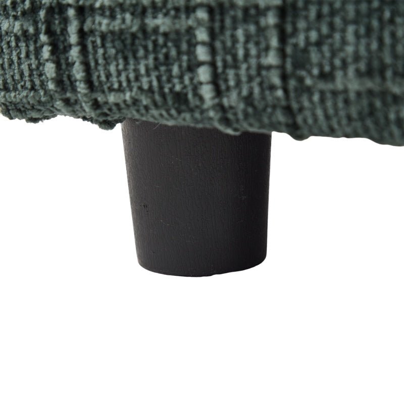 Modern Chenille 2-Seater Sofa with LED Light, USB Charging Port, and Storage Bag in Emerald-海智集-Default-