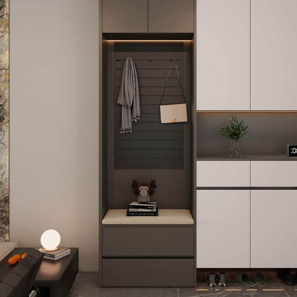 OEM Custom Wall Mounted Storage Panels Waterproof Garage Tool Organizer Office Living Room Wood Slat Wall System - 海智集