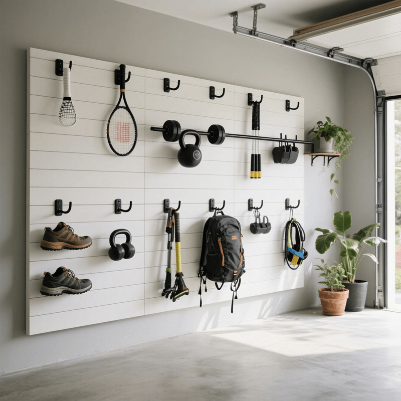 OEM Wood Wall Storage Panels Waterproof Wall Panels for Living Room Interior Garage Tool Bag Organization - 海智集
