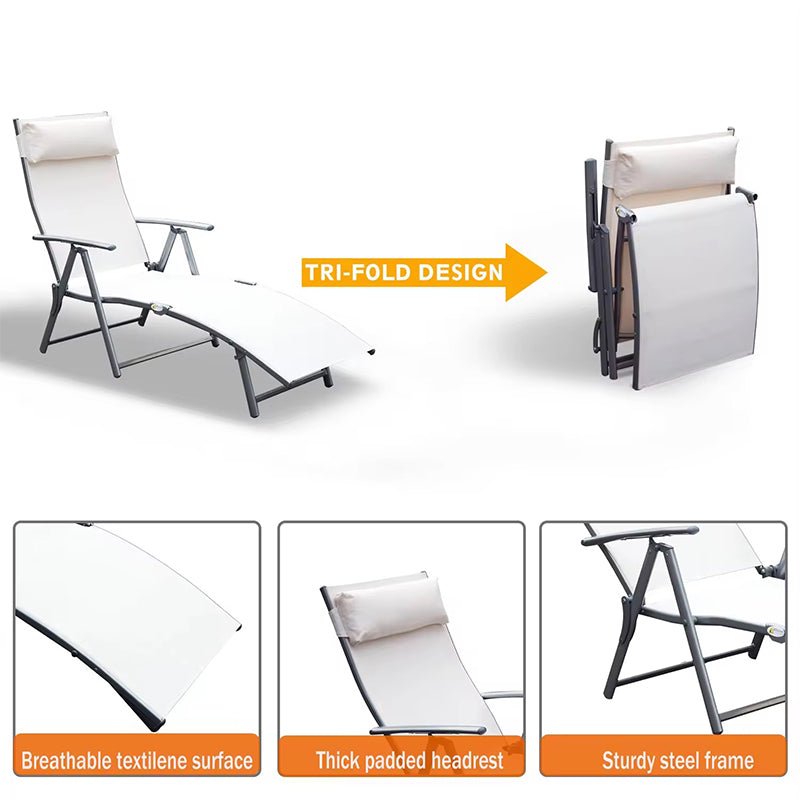 Premium Outdoor Lounger Chair - Durable, Corrosion - Resistant, Comfortable Outdoor Furniture - 海智集