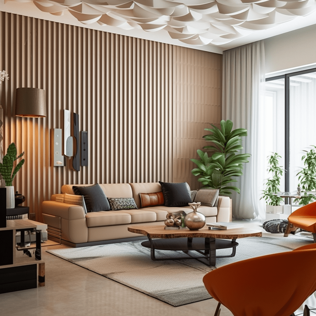 Wallpaper/wall and 3d Interior Decorative Wpc Wall Panel Waterproof Pvc Great Decoration - 海智集