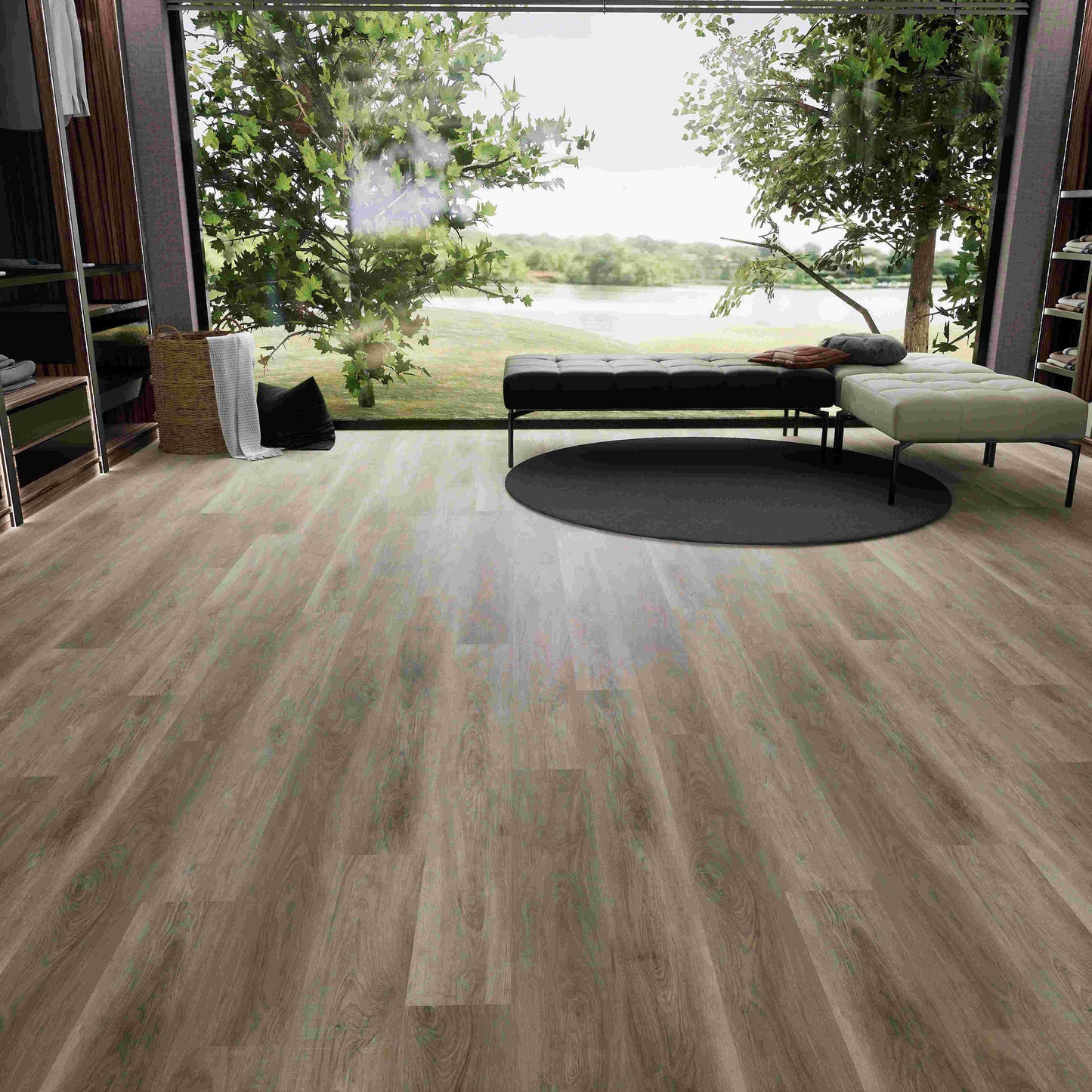 Waterproof Luxury Rigid Core Laminated Click Lock PVC Vinyl SPC Plank Flooring Floating for Indoor Usage - 海智集