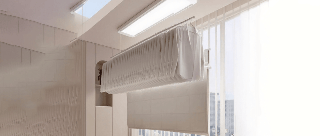 This Smart Clothes Drying Rack: Elevates Your Balcony and Makes Drying a Breeze - 海智集