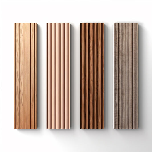 WPC Plastic Indoor Interior Marble Black 3d Pvc Fluted Wood Fashion Decorative Wall Panel Board Tiles-海智集-
