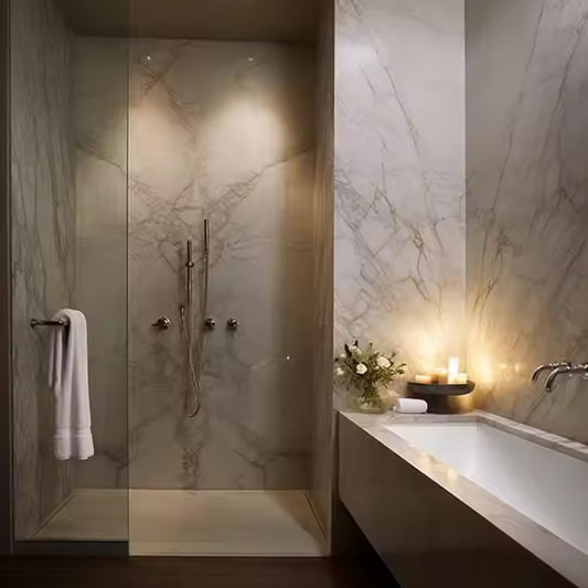 Luxury Glossy PVC Marble Sheet Wall Panel UV Board SPC Wpc Wall Panel Board-海智集-