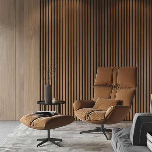 3D MDF Acoustic Wall Panel Eco-Friendly Acoustic Wood Fluted Wall Panels No reviews yet certified-海智集-