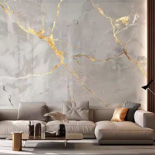 3mm Waterproof Plastic Sheets Marble Plate White Gold Uv Pvc Marble Wall Panel for Furnish-海智集-