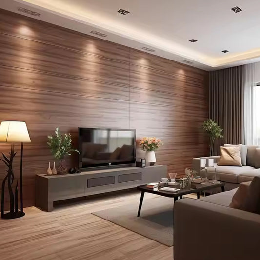 OEM Factory 3d Wpc Laminated Ceiling Decoration Bamboo Charcoal Wood Wall Panel Board-海智集-