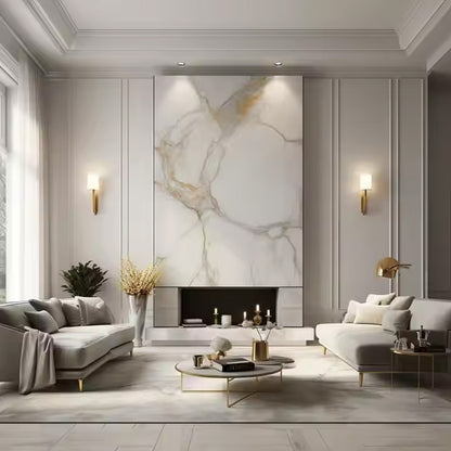 Spc Marble Plastic 3d Tiles Modern Design Decorative Laminate Wall Panels-海智集-
