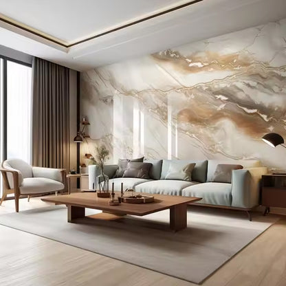 Waterproof Spc Embossed Wood 2d Pvc Marble Wall Panel High Gloss WPC Interior Wall Board Tiles-海智集-