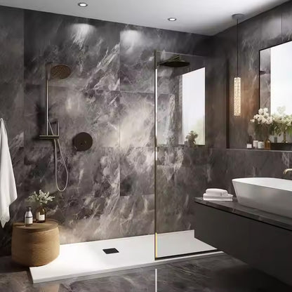 Wooden Grain Pvc Spc Marble Wood Panels Wall Decor Wpc Interior Wall Board Cladding Panneau Murale-海智集-