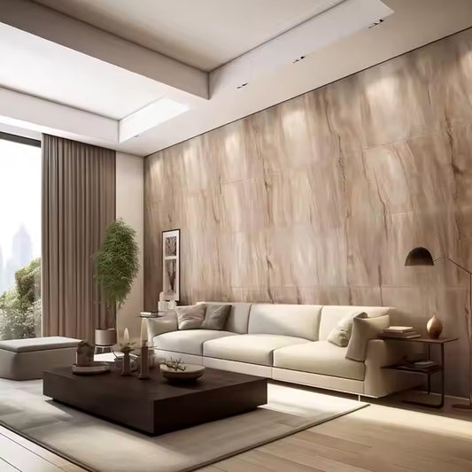 Low MOQ High Glossy Uv Wall Panel Pvc Marble Grain Sheet Fancy Decorative Spc Plastic Board-海智集-
