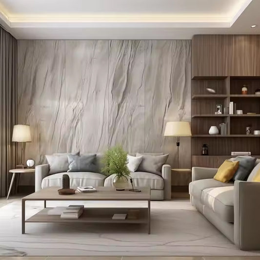 Decorative European Style Acoustic Marble Wall Panel Wpc Spc Wall Panels Wall Interior Office Boards Cladding-海智集-