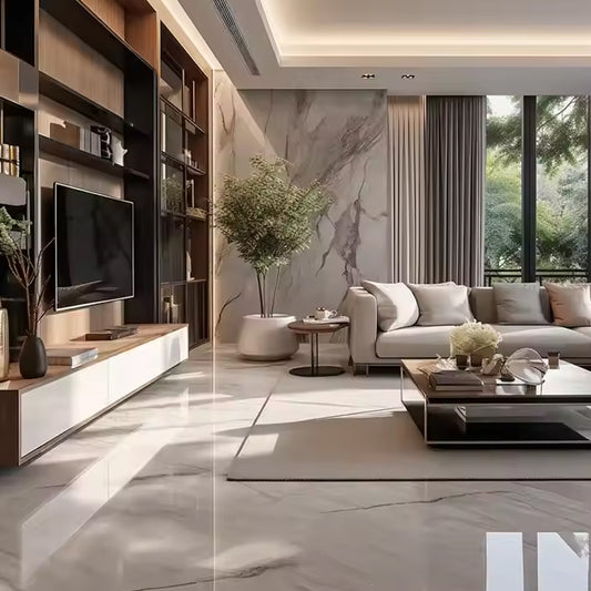 High Glossy 1220x2440mm 5mm Wpc Wall Panel Pvc Marble Uv Sheet Board-海智集-