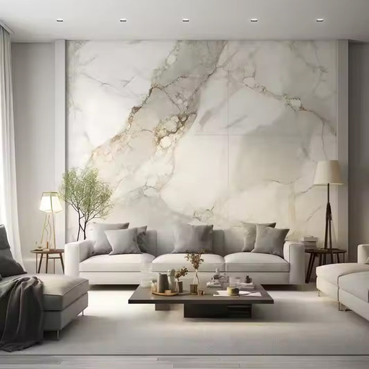 3D Plastic Laminate High Glossy UV Wall Panel Wood Grain PVC SPC WPC Marble Grain Sheet Wall Board-海智集-