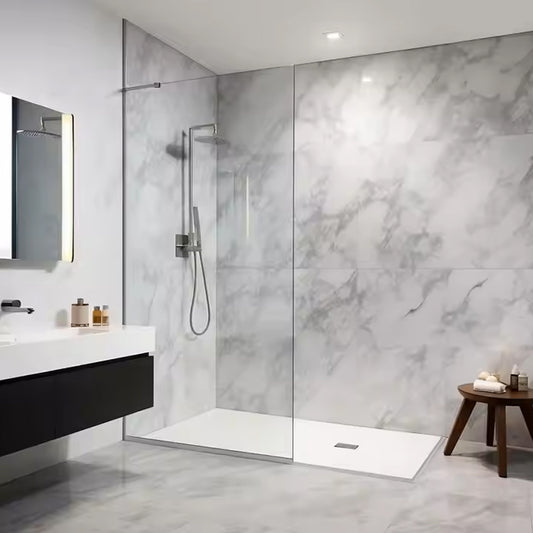 Interior Marble Paneling SPC Wall Decoration Interior Salts WPC Fluted Wall Panels Board Acoustic Panels for Office-海智集-