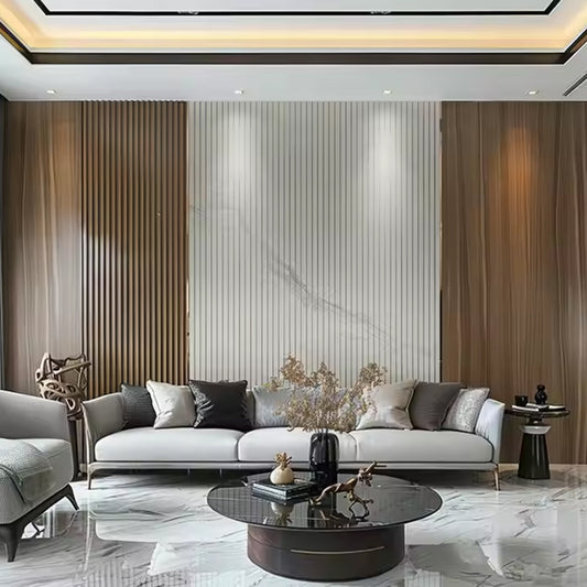 Factory 3D Interior Ps Pvc WPC Wall Panel Plastic Composite Cladding Moisture-proof Board Decorative Wall Panels-海智集-