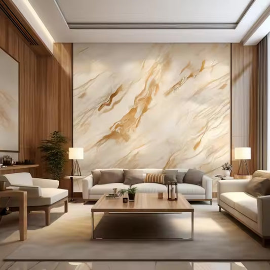 Spc Marble Inner Curve Decorative Wpc Indoor Wall Panels Interior Bling Black Wall Board-海智集-