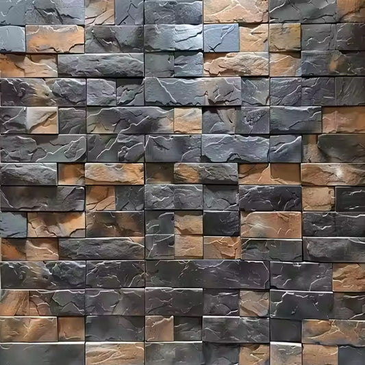 Faux Brick Container House Wall Cladding PU Stone Faux PU Stone Cladding Faux Polyurethane Artificial Brick Stone Wall Panel-海智集-