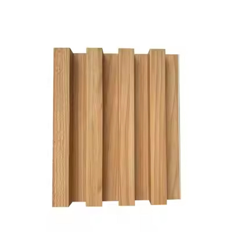 Faux Siding Exterior Pvc Design 3d Brick Self Bamboo Wood WPC Fluted Wall Panel Solid Plank-海智集-