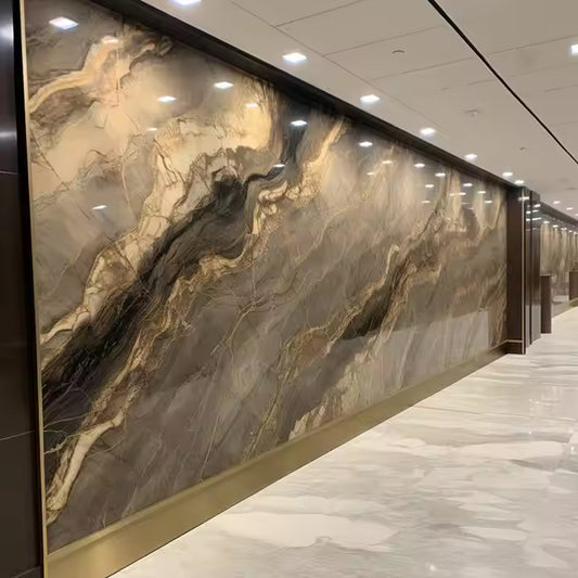 Waterproof Spc 3d Marble Indoor Plastic Wpc Pvc Wall Panel Cladding Wood Interior Panels Board-海智集-
