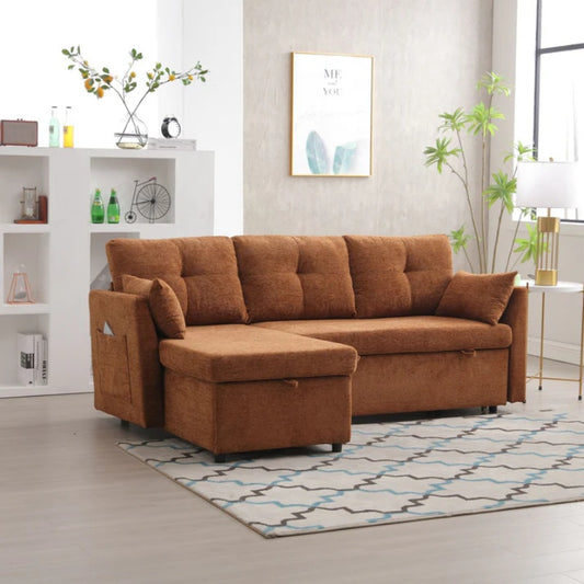 UNITED WE WIN-Furniture, modular L-shaped sofa, modular long sofa with reversible chaise lounge, Sofa bed, Sleeper sofa, modular sofa combination with storage seats.-海智集-Default-