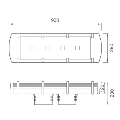 SKYLED-001 High Power LED Linear Light – Ideal for Industrial and Commercial Illumination-海智集-