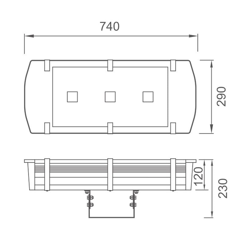 SKYLED-002 LED Linear Light – Versatile Illumination for Multiple Settings-海智集-