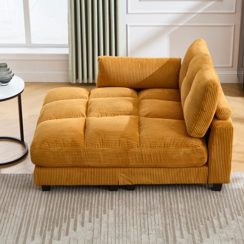 UNITED WE WIN Sleeper Sofa Couch Bed,Oversized Chaise Lounge Chair Cozy Cloud Couch-海智集-Default-