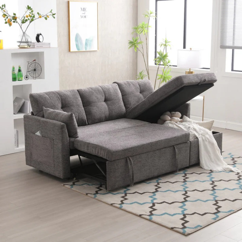 UNITED WE WIN-Furniture, modular L-shaped sofa, modular long sofa with reversible chaise lounge, Sofa bed, Sleeper sofa, modular sofa combination with storage seats.-海智集-Default-