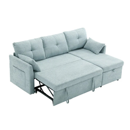 UNITED WE WIN-Furniture, modular L-shaped sofa, modular long sofa with reversible chaise lounge, Sofa bed, Sleeper sofa, modular sofa combination with storage seats.-海智集-Default-