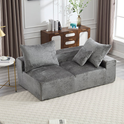 UNITED WE WIN Exquisite fabric technology, intimate two-person design, lazy leisure sitting, free combination of flexible and changeable, a wide range of scene applicability of the sofa-海智集-Default-