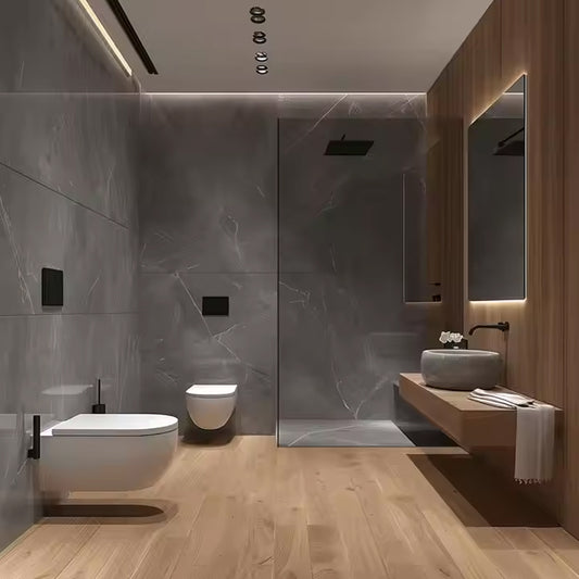 Panneau Mural 3d En Pvc Bathroom Spc Wpc Pvc Marble Wall Panels-海智集-