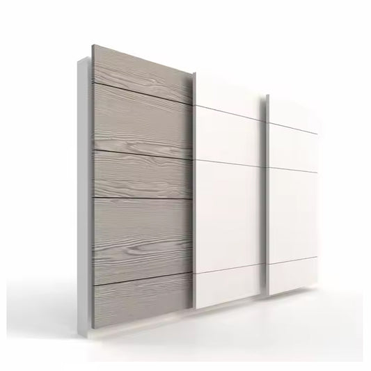 Hot Selling Modern 3D Wood Cement WPC Composite Bamboo Fluted Interior Charcoal Wall Panels and Board Soundproof and Waterproof-海智集-