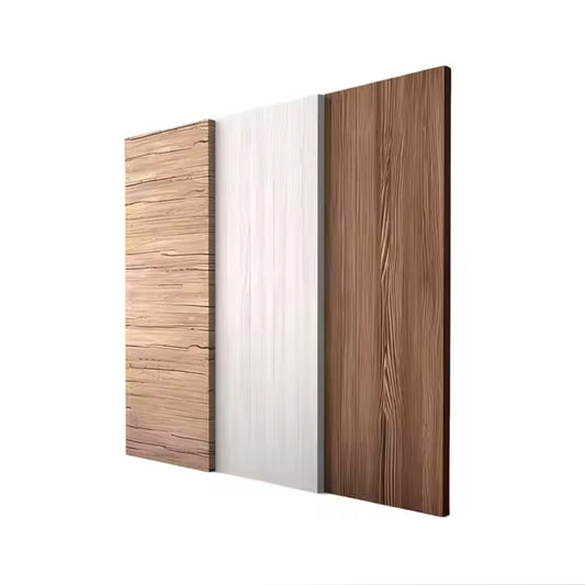 Interior Decorative Material Wooden Wall Panel Eco-friendly Wood Board PVC WPC Wall Panel-海智集-