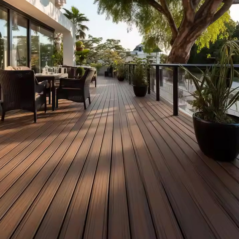 Roof Deck Waterproofing Balcony Wpc Decking Board Wood Plastic Composite Outdoor Flooring Tiles Boards-海智集-
