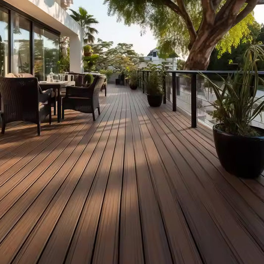 Roof Deck Waterproofing Balcony Wpc Decking Board Wood Plastic Composite Outdoor Flooring Tiles Boards-海智集-