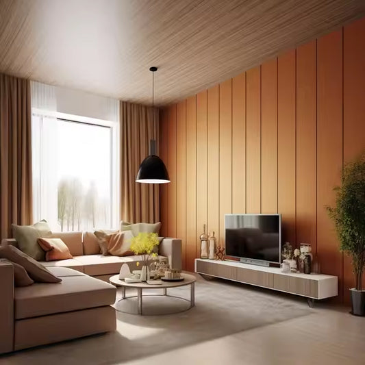 Low MOQ Wpc Interior Wall Panels Decorations Wall Board Cladding Indoor Wall Home Building-海智集-
