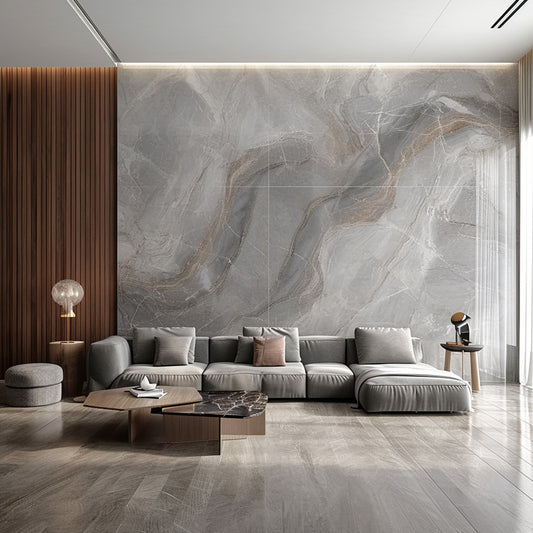 Luxury Bathroom Decorative Wpc Wallpapers/wall Panels Interior Spc Marble Wall Covering Panel-海智集-