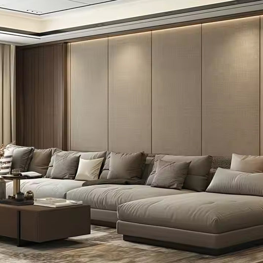 Wholesale Solid Fabric Wall Paneling Sheet Compositel Interior Decorations WPC Boards Other Wall Panels & Boards-海智集-