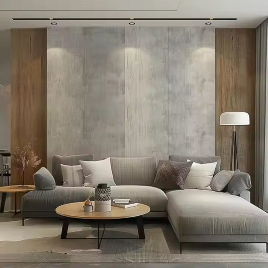 New Product Indoor Wood Plastic Composite Pvc Coating Cladding Fluted Wall Board Interior Wpc Wall Panel-海智集-
