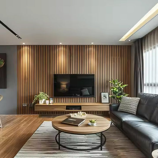 3d Pvc Wall Panel Wood Plastic Composite Panel WPC Wall Panel for Interior Wall Decoration-海智集-