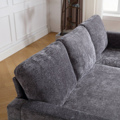 UNITED Sectional Sofa Reversible Sectional Sleeper Sectional Sofa with Storage Chaise-海智集-Default-