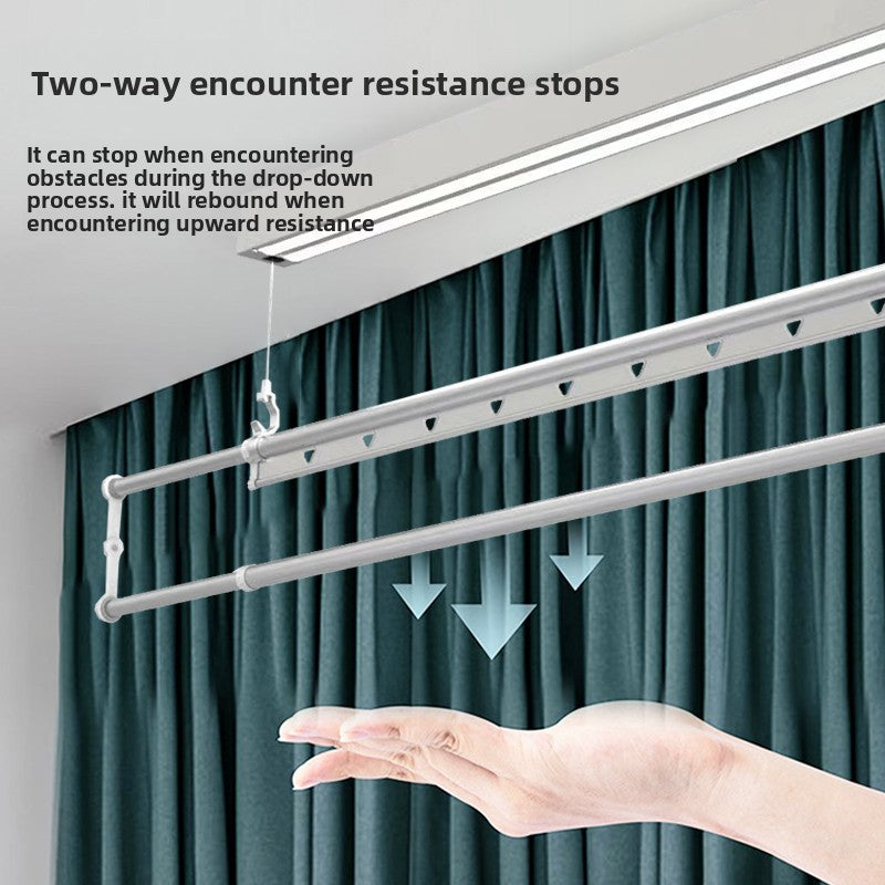 Deppon Home Entry Ailaiyi Electric Clothes Rack Remote Control Lifting Clothes Dryer Smart Home Balcony Electric Clothes Rack-海智集-