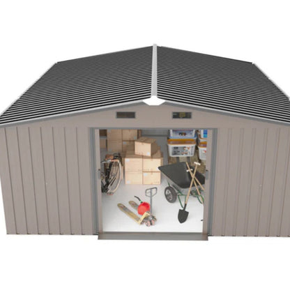 Campcraft 0.25mm color steel plate, surface protective film, Two daylight Windows, A practical and thoughtful gift,two colors can be freely selected storage sheds-海智集-Default-