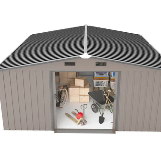 Campcraft 0.25mm color steel plate, surface protective film, Two daylight Windows, A practical and thoughtful gift,two colors can be freely selected storage sheds-海智集-Default-
