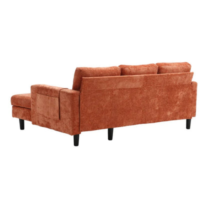 UNITED Sectional Sofa Reversible Sectional Sleeper Sectional Sofa with Storage Chaise-海智集-Default-