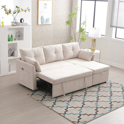 UNITED WE WIN-Furniture, modular L-shaped sofa, modular long sofa with reversible chaise lounge, Sofa bed, Sleeper sofa, modular sofa combination with storage seats.-海智集-Default-