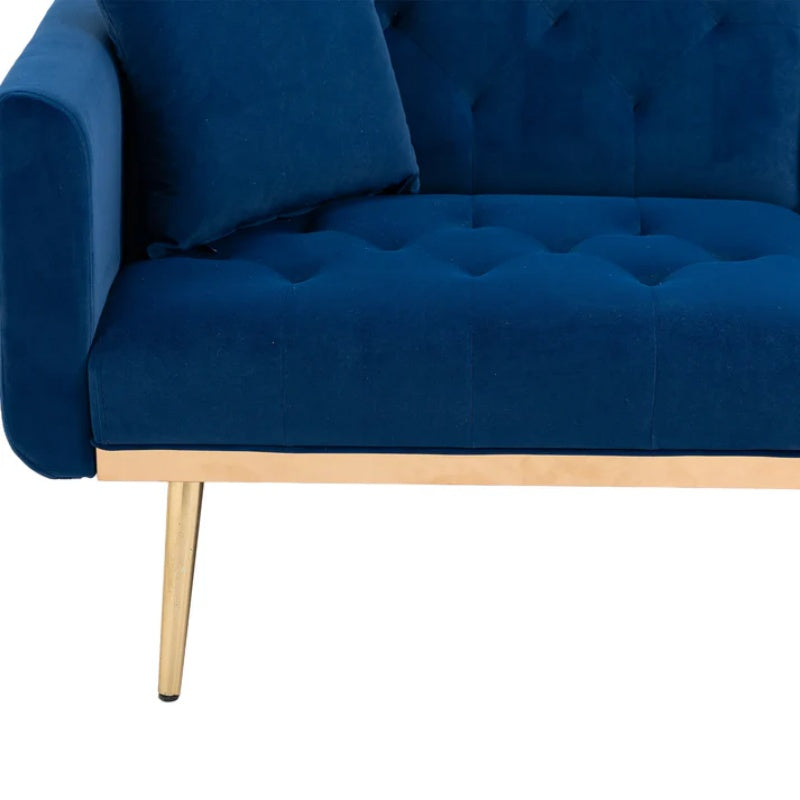 COOLMORE Velvet Sofa , Accent sofa .loveseat sofa with metal feet-海智集-Default-